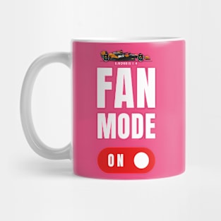 F1  Racing Fan mode on Lando Norris Mclaren Fan shirt Mug